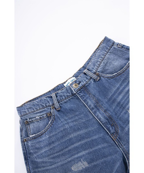 WOKE EDGE（ウォークエッジ）の「デニムパンツ｜Patchwork Denim｜WOKE EDGE（デニムパンツ・メンズ・ブルー・M/L/XL）」の11枚目の写真
