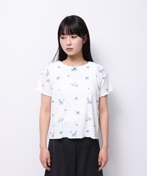 “HORSE” Midori Nakajima 半袖メロウリブトップス