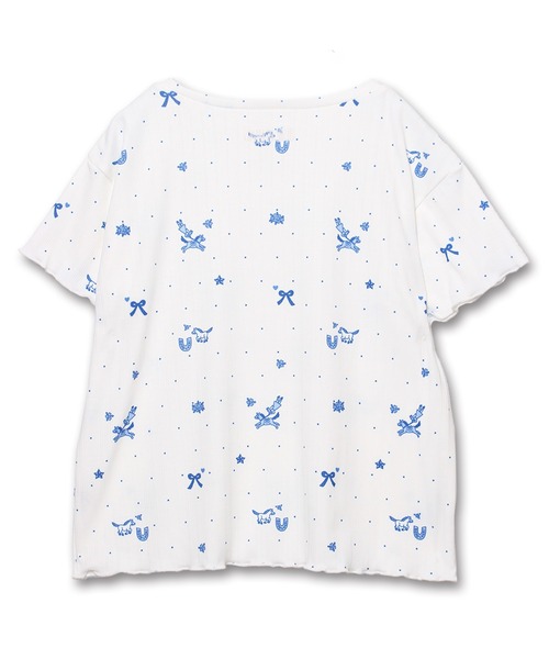 Common Noun(コモン ナウン)の「“HORSE” Midori Nakajima 半袖メロウリブトップス(Tシャツ/カットソー・レディース・ホワイト/ベージュ・L/M)」の3枚目の写真