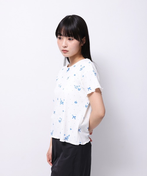 Common Noun(コモン ナウン)の「“HORSE” Midori Nakajima 半袖メロウリブトップス(Tシャツ/カットソー・レディース・ホワイト/ベージュ・L/M)」の7枚目の写真