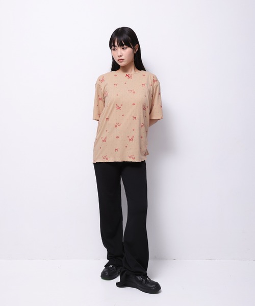 tシャツ HORSE” Midori Nakajima 半袖メロウリブトップス レディース メンズ HORSE