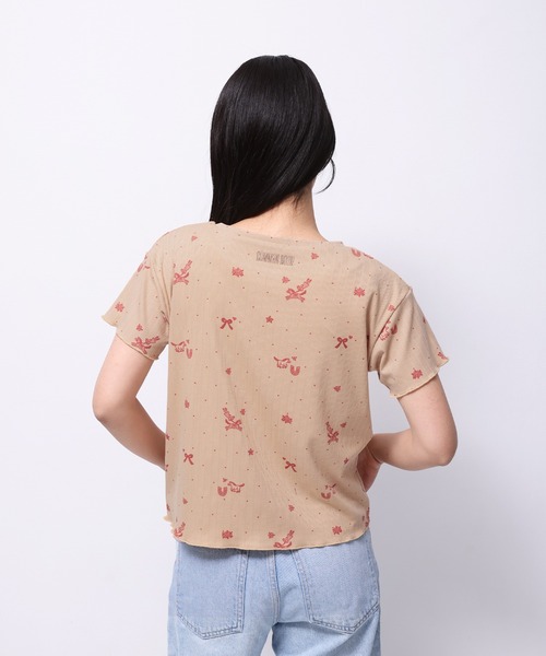 Common Noun(コモン ナウン)の「“HORSE” Midori Nakajima 半袖メロウリブトップス(Tシャツ/カットソー・レディース・ホワイト/ベージュ・L/M)」の10枚目の写真