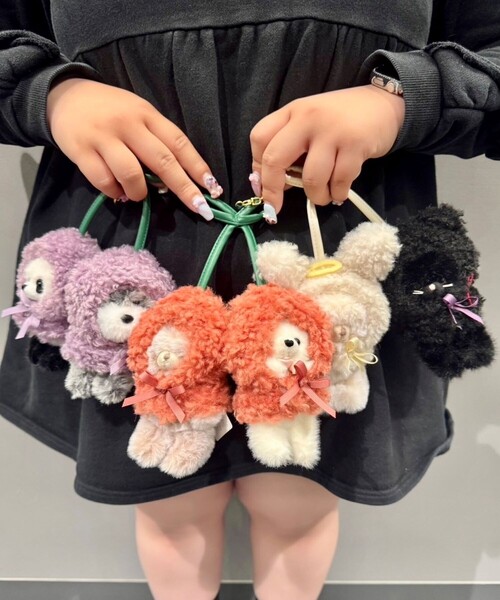 セール】【推し活グッズ】さくらんぼ推しぬいポンチョキーホルダー