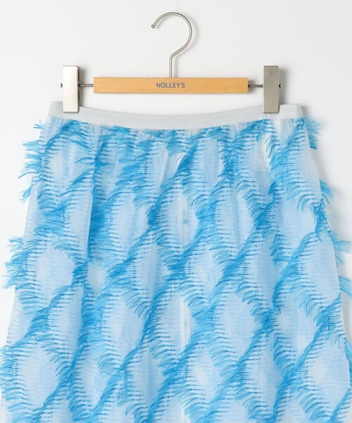 NOLLEY’S（ノーリーズ）の「《セットアップ対応》KIRYUバイヤスカットジャガードスカート（スカート・レディース・ブルー系その他・38）」の19枚目の写真