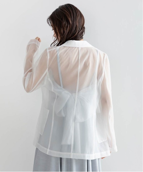 セール】ダブルブレストシアージャケット（ブルゾン）｜RANDA