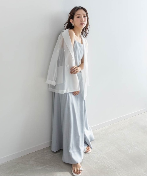 RANDA（ランダ）の「ダブルブレストシアージャケット（ブルゾン・レディース・ホワイト/ベージュ/ブラック・1/0）」の11枚目の写真