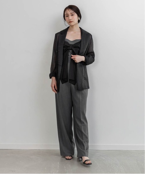 RANDA（ランダ）の「ダブルブレストシアージャケット（ブルゾン・レディース・ホワイト/ベージュ/ブラック・1/0）」の20枚目の写真