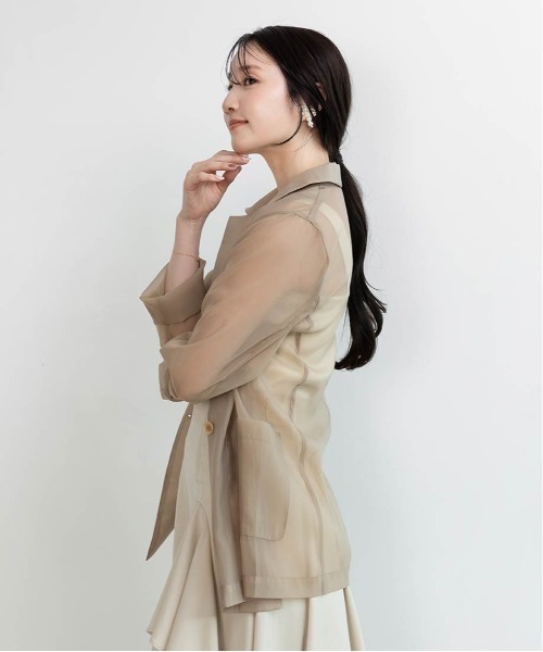 ダブルブレストシアージャケット RANDA｜ダブルブレストシアージャケット | Rakuten Fashion(楽天