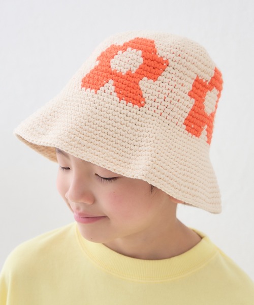 CIAOPANIC TYPY(チャオパニックティピー)の「【KIDS】アソート柄HAT(ハット・キッズ・アイボリー/ブラック/ブルー・ONE SIZE)」の9枚目の写真