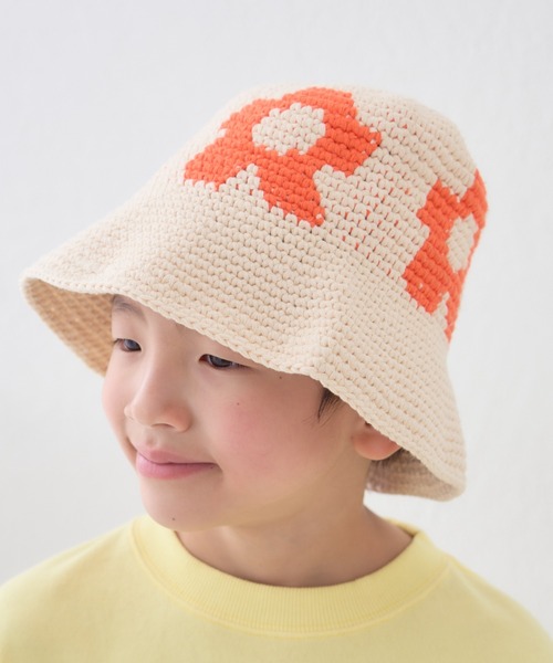CIAOPANIC TYPY(チャオパニックティピー)の「【KIDS】アソート柄HAT(ハット・キッズ・アイボリー/ブラック/ブルー・ONE SIZE)」の10枚目の写真