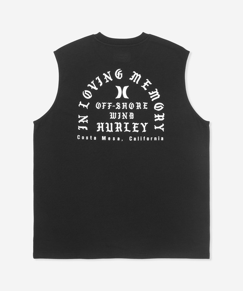 Hurley （ハーレー）の「【Hurley/ハーレー】ロゴタンクトップ　バックプリント　吸汗速乾　OFF SHORE WIND SL（タンクトップ・メンズ・ホワイト/チャコールグレー/ブラック・LARGE/MEDIUM/SMALL/X-LARGE）」の7枚目の写真