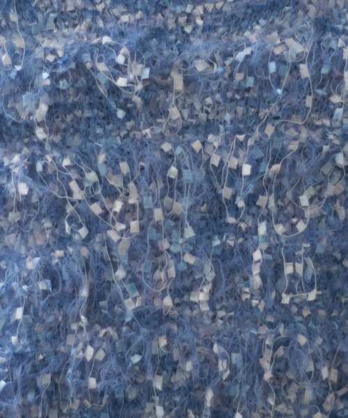 DEICY（デイシー）の「フラッフィーフリンジニット（ニット/セーター・レディース・ブルー/アイボリー/ピンク・FREE）」の14枚目の写真