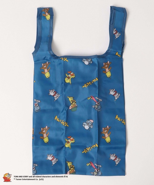 GLOBAL WORK（グローバルワーク）の「トムとジェリーエコバ/AND YUA ANY/327083（エコバッグ/サブバッグ・キッズ・ブルー/イエロー・FREE）」の5枚目の写真