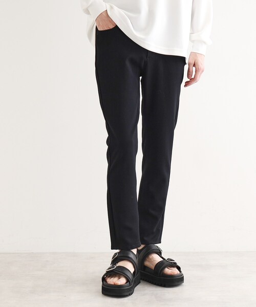 tk.TAKEO KIKUCHI（ティーケータケオキクチ）の「イージーストレッチスキニー（その他パンツ・メンズ・ブラック系3/ネイビー系3/ブラック/ベージュ・04/03/02/01）」の2枚目の写真