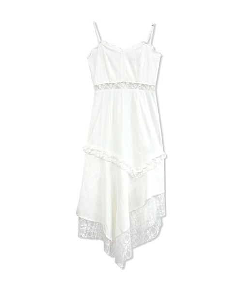 ANDGEEBEE（アンジービー）の「イレヘムレースキャミワンピ（ワンピース・レディース・グレー/ホワイト・FREE）」の18枚目の写真