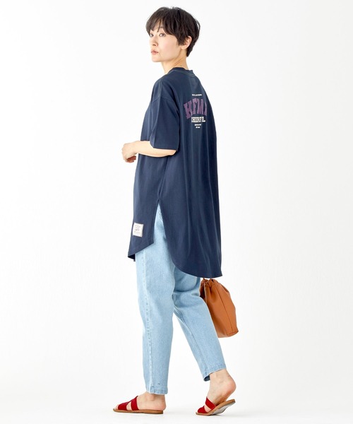 KRIFF MAYER Lady's Collection（クリフメイヤーレディースコレクション）の「【汗染み防止・防汚・接触冷感】ウェットプロテクトチュニック（Tシャツ/カットソー・レディース・レッド/ライトグリーン/カラフル/チャコール/ネイビー/オフホワイト/グレー・MEDIUM/LARGE）」の11枚目の写真