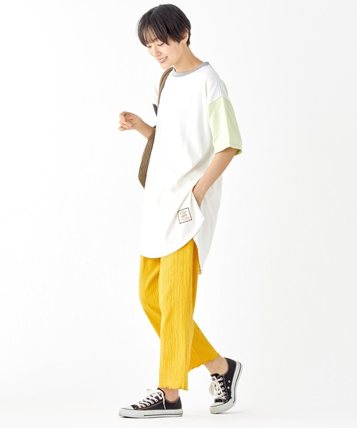 KRIFF MAYER Lady's Collection（クリフメイヤーレディースコレクション）の「【汗染み防止・防汚・接触冷感】ウェットプロテクトチュニック（Tシャツ/カットソー・レディース・レッド/ライトグリーン/カラフル/チャコール/ネイビー/オフホワイト/グレー・MEDIUM/LARGE）」の16枚目の写真