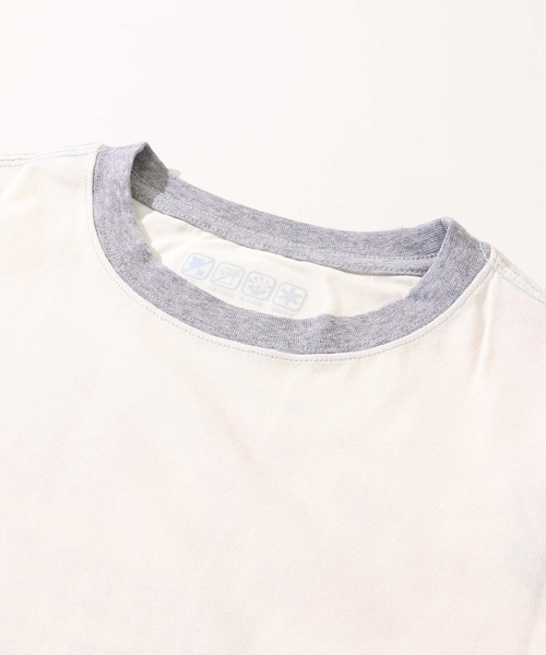 KRIFF MAYER Lady's Collection（クリフメイヤーレディースコレクション）の「【汗染み防止・防汚・接触冷感】ウェットプロテクトチュニック（Tシャツ/カットソー・レディース・レッド/ライトグリーン/カラフル/チャコール/ネイビー/オフホワイト/グレー・MEDIUM/LARGE）」の19枚目の写真