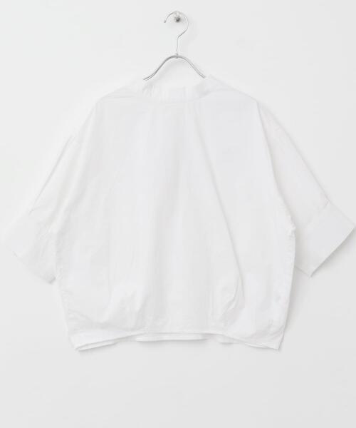 ITEMS URBANRESEARCH（アイテムズ アーバンリサーチ）の「5ブソデハイネックブラウス（シャツ/ブラウス・レディース・ブルー/チャコールグレー/ホワイト・FREE）」の19枚目の写真