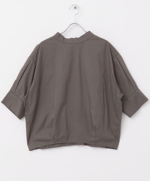 ITEMS URBANRESEARCH（アイテムズ アーバンリサーチ）の「5ブソデハイネックブラウス（シャツ/ブラウス・レディース・ブルー/チャコールグレー/ホワイト・FREE）」の20枚目の写真