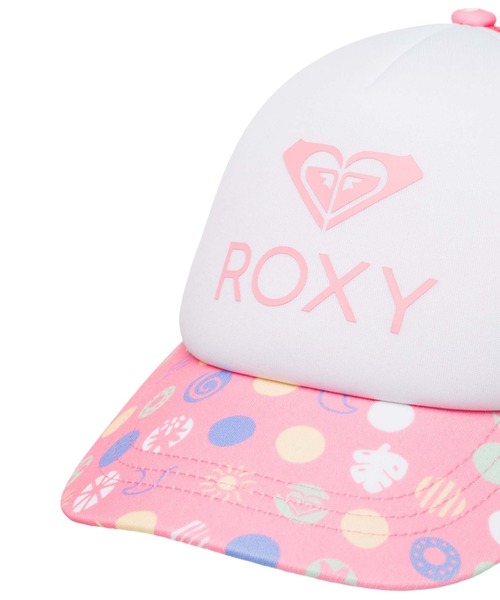 ROXY(ロキシー)の「SWEET EMOTIONS/ロキシーキッズキャップ(帽子)(キャップ・キッズ・ブルー/ピンク・FREE)」の5枚目の写真