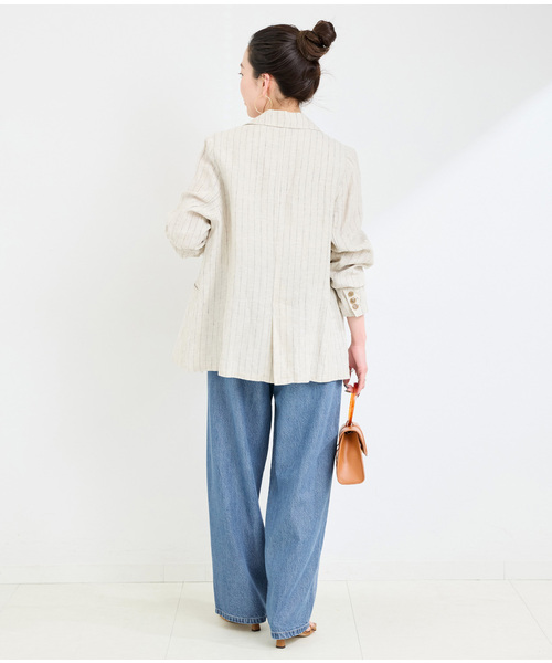 B.C STOCK（ベーセーストック）の「DU JOUR/デュ ジュール RODEO-CURVE JEAN（デニムパンツ・レディース・ライトグレー/ブルー系その他・38/36）」の15枚目の写真