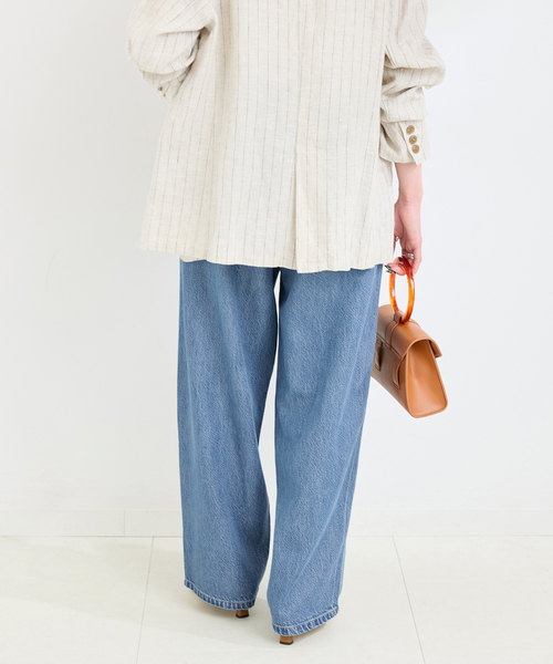 B.C STOCK（ベーセーストック）の「DU JOUR/デュ ジュール RODEO-CURVE JEAN（デニムパンツ・レディース・ライトグレー/ブルー系その他・38/36）」の19枚目の写真