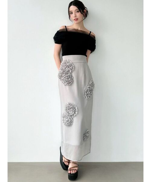 シアーコンビオフショルニット（ニット/セーター）｜RESEXXY