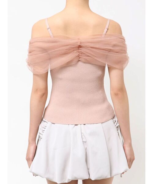 シアーコンビオフショルニット（ニット/セーター）｜RESEXXY