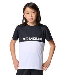 UNDER ARMOUR（アンダーアーマー）の「UAテック カラーブロック Tシャツ&ショーツセット(トレーニング キッズ)（Tシャツ/カットソー）」