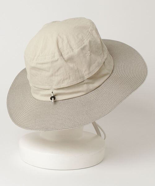 SUBLIME（サブライム）の「【SUBLIME/サブライム】BREATHDOOR  HATブリム 編込ハット SB251-0408（ハット・メンズ・オフホワイト/ブラック・FREE）」の3枚目の写真