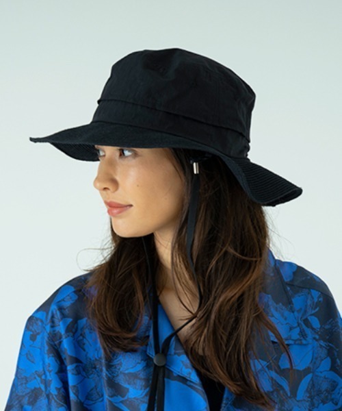 SUBLIME（サブライム）の「【SUBLIME/サブライム】BREATHDOOR  HATブリム 編込ハット SB251-0408（ハット・メンズ・オフホワイト/ブラック・FREE）」の4枚目の写真