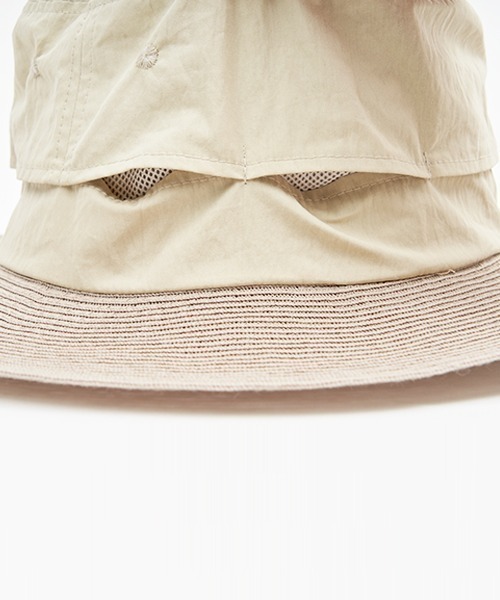 SUBLIME（サブライム）の「【SUBLIME/サブライム】BREATHDOOR  HATブリム 編込ハット SB251-0408（ハット・メンズ・オフホワイト/ブラック・FREE）」の8枚目の写真