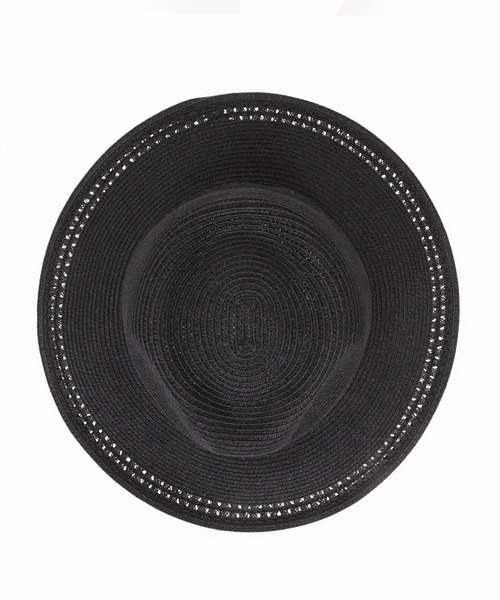 CAMBIO(カンビオ)の「mko12735-Long Brim Braid Hat ブレードハット(ハット・メンズ・ブラック/ベージュ・FREE)」の12枚目の写真
