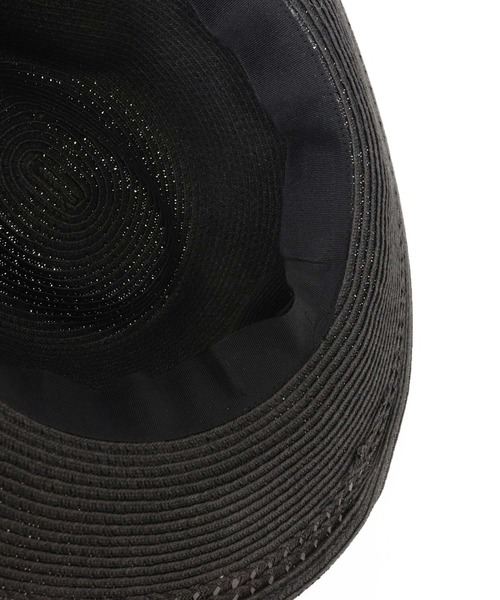 mko12735-Long Brim Braid Hat ブレードハット（ハット