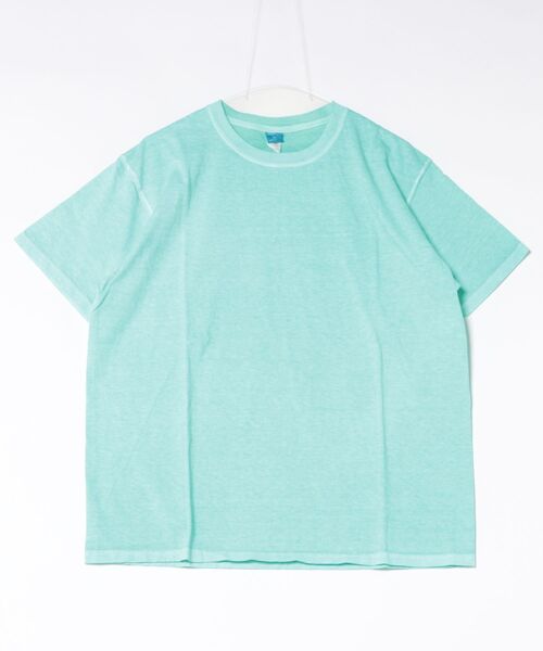 Good On（グッドオン）の「Good On/グッドオン　S/S CREW NECK T-SHIRT（Tシャツ/カットソー・メンズ・ダークグリーン/ライトグレー/ボルドー/レッド/コーラルピンク/サーモンピンク/グリーン系その他/オレンジ/マスタード/ブラウン/グリーン/ライトブルー/ライトピンク/ブラック系その他2/ブラック/モカ/ブルー系/ブルー系その他/ネイビー/ロイヤルブルー/バイオレット/セージグリーン/ターコイズブルー/グレー/ナチュラル/ホワイト/イエロー系その他/ミント・SMALL/X-LARGE/LARGE/MEDIUM）」の12枚目の写真