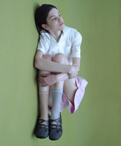 ROCKFISH WEATHERWEAR（ロックフィッシュウェザーウェア）の「ZANE X-STRAP SNEAKERS（スニーカー・レディース・ブラック/チャコール/ベージュ/シルバー・23.0cm/23.5cm/24.0cm/24.5cm/25.0cm）」の22枚目の写真