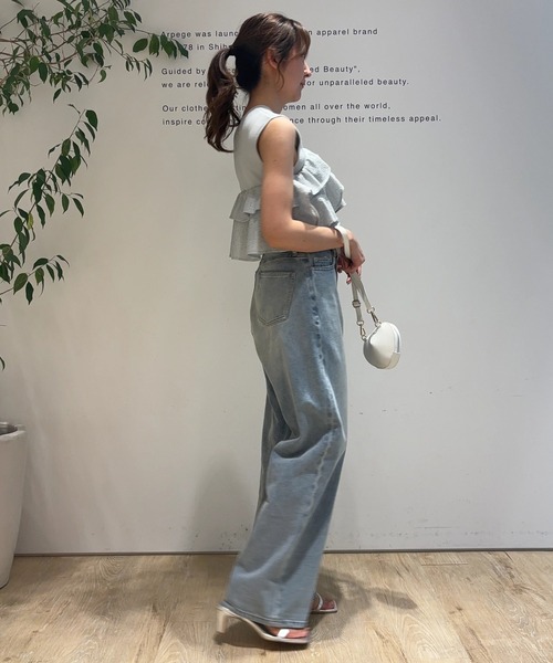 【新品Apuweiser-riche】レース編み込みニット 新品Apuweiser-riche】レース編み込みニット Apuweiser-riche