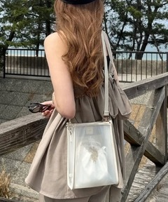 MEDI MESH DRAWSTRING BAG（ショルダーバッグ）｜Ameri（アメリ