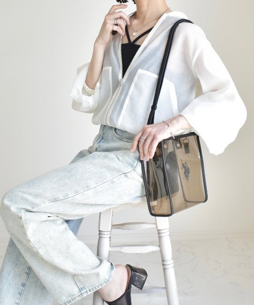 U.S. POLO ASSN.(ユーエスポロアッスン)の「【U.S. POLO ASSN.】 ユーエスポロアッスン WaterBeach ショルダーバッグ USPA-2698(ショルダーバッグ・レディース・ネイビー/ブラック/ホワイト/ブラウン・FREE)」の9枚目の写真