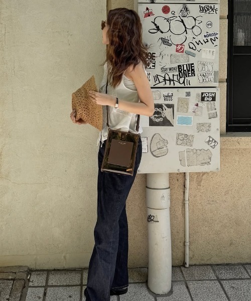 U.S. POLO ASSN.(ユーエスポロアッスン)の「【U.S. POLO ASSN.】 ユーエスポロアッスン WaterBeach ショルダーバッグ USPA-2698(ショルダーバッグ・レディース・ネイビー/ブラック/ホワイト/ブラウン・FREE)」の14枚目の写真