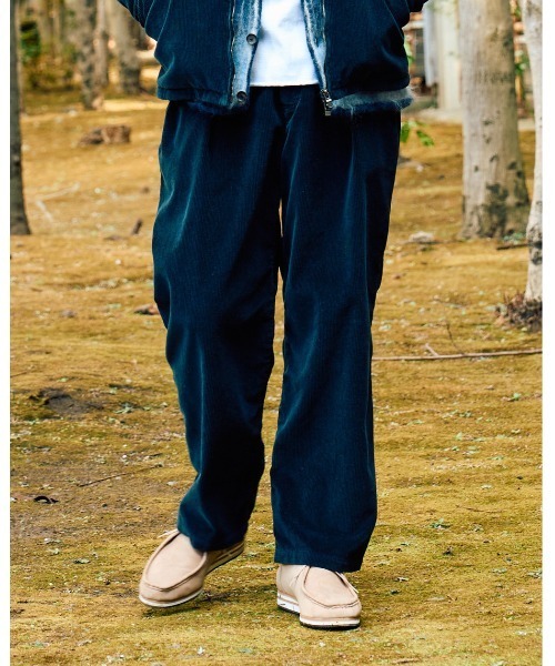 wjk(ダヴルジェイケイ)の「heavy corduroy trousers(その他パンツ・メンズ・ネイビー/ブラック・SMALL/MEDIUM/LARGE/X-LARGE)」の2枚目の写真