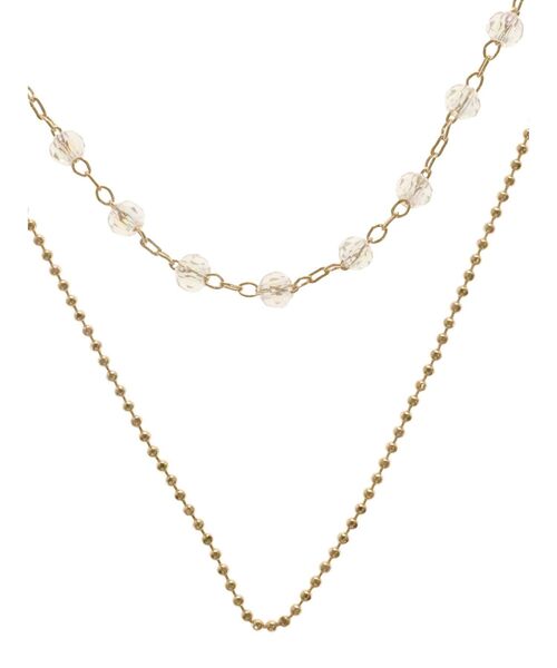 RESEXXY（リゼクシー）の「2連チェーンネックレス（ネックレス・レディース・シルバー/ゴールド・FREE）」の8枚目の写真