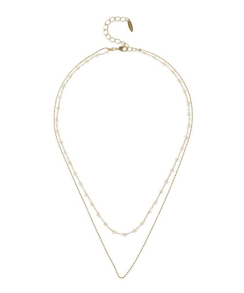 RESEXXY（リゼクシー）の「2連チェーンネックレス（ネックレス・レディース・シルバー/ゴールド・FREE）」の13枚目の写真