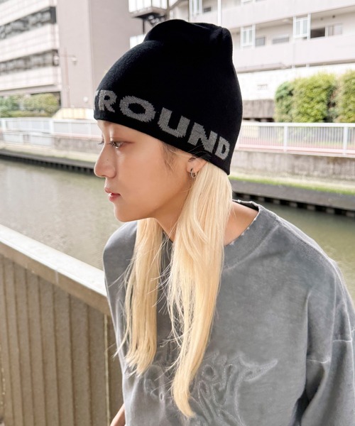 SHORT ROUND（ショートラウンド）の「SHORT ROUND/シングルニットワッチ（ニットキャップ/ビーニー・メンズ・ブラック/グレー・FREE）」の10枚目の写真