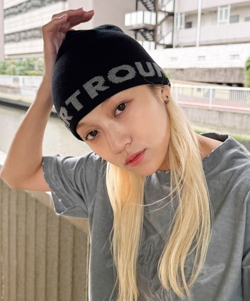 SHORT ROUND（ショートラウンド）の「SHORT ROUND/シングルニットワッチ（ニットキャップ/ビーニー・メンズ・ブラック/グレー・FREE）」の11枚目の写真