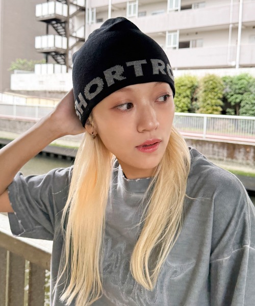 SHORT ROUND（ショートラウンド）の「SHORT ROUND/シングルニットワッチ（ニットキャップ/ビーニー・メンズ・ブラック/グレー・FREE）」の12枚目の写真