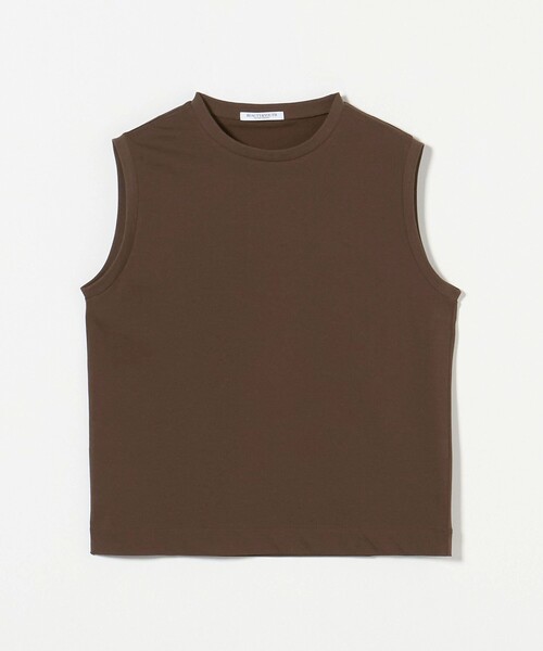 BEAUTY&YOUTH UNITED ARROWS(ビューティーアンドユースユナイテッドアローズ)の「クリアハイゲージ ノースリーブカットソー(Tシャツ/カットソー・レディース・ホワイト/ダークグレー/ダークブラウン・FREE)」の11枚目の写真