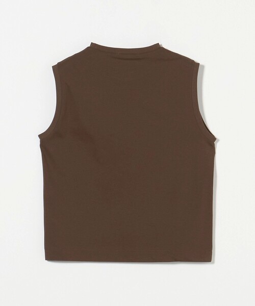 BEAUTY&YOUTH UNITED ARROWS(ビューティーアンドユースユナイテッドアローズ)の「クリアハイゲージ ノースリーブカットソー(Tシャツ/カットソー・レディース・ホワイト/ダークグレー/ダークブラウン・FREE)」の12枚目の写真