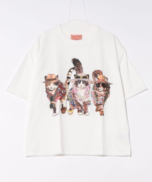 CORISCO(コリスコ)の「【CORISCO/コリスコ】アニマルプリントTシャツ(Tシャツ/カットソー・メンズ・ベージュ系その他6/ブラック系/ブラック系その他7/ベージュ系その他4/ベージュ系その他/ブラック系その他4/ベージュ系その他2/ブラック系その他6/ホワイト系その他3/ホワイト系その他/ホワイト系その他5/ホワイト系/ホワイト系その他6/ホワイト系その他7/ブラック系その他2/ブラック系その他/ブラック系その他5/ベージュ系その他5/ベージュ系その他3/ブラック系その他3/ホワイト系その他4・MEDIUM/LARGE)」の1枚目の写真